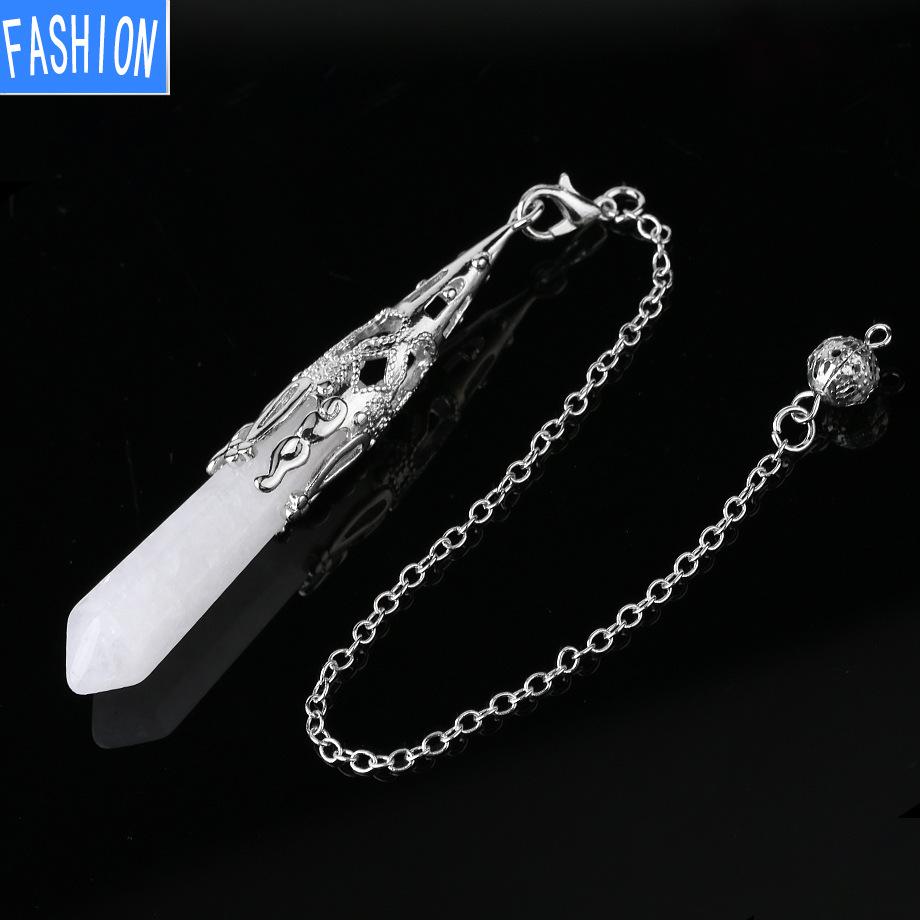 Древний бронзовый ограненный край, натуральный кристалл, дамасский полудрагоценный камень, орнамент WhiteCrystal1