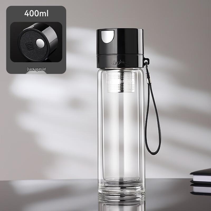Portable Tea Infuser Glass Bottle