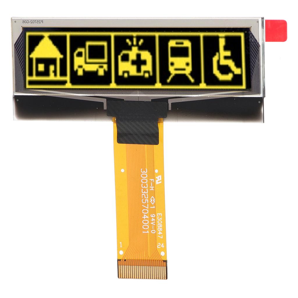 Organic Light Emitting Diode Display Module 2.23in 123x32 Resolution SSD1305 SPI IIC Interface 24 Pin Screen Module