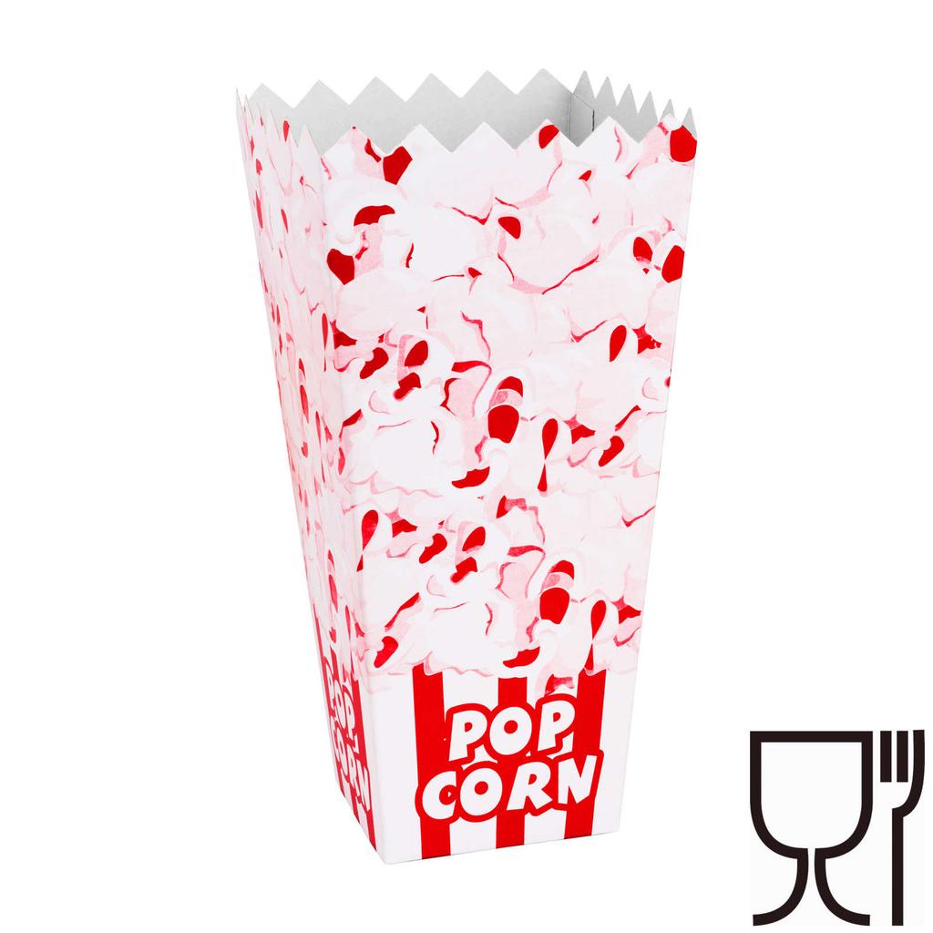 Popcorn Box Paper Bucket Large 1.7L 100 Pcs
