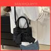 Butterfly Bow Small Shoulder Bag Pu Material With Zipper Closure For Daily Use