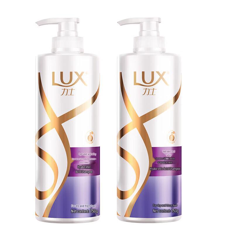 LUX Silky Smooth Shampoo - Refreshing Oil Control (750ml x 2)