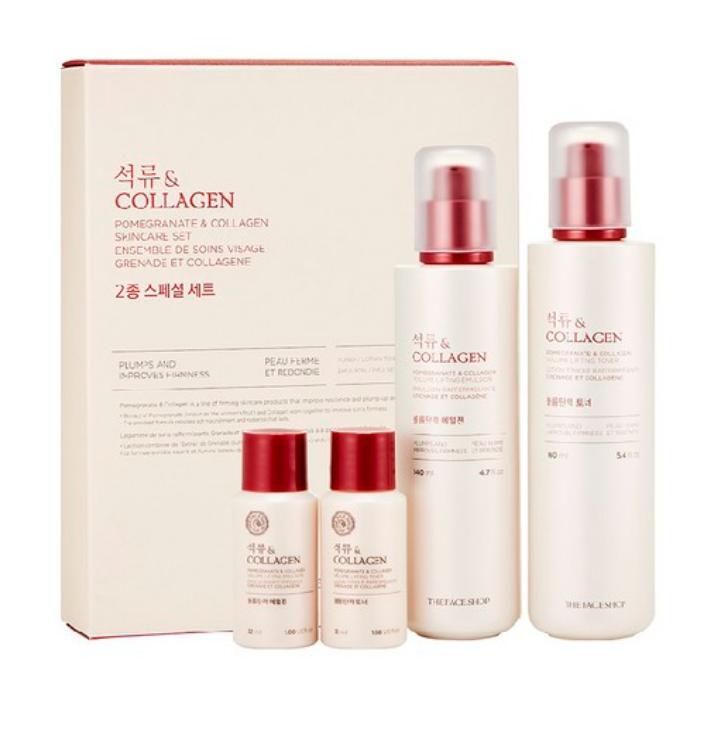 The Face Shop Pomegranate & Collagen 2-Set Special Package | Hydration & Firming