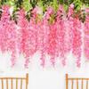 12 Stück Künstliche Blumengirlande Hochzeitsfeier Dekoration