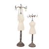 Velvets Covered Wood Jewelry Display Stand with Elegant Design Suitable for Secure Necklace and Bracelet Exhibition