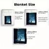 Blade Runner 2049 2D Flat Pattern Flannel Blanket High quality All Seasons Warmth and Comfort Perfect for Christmas Gifts.SMT0917261