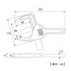 TOP Industrial Short Trap Vertical Aluminum Motor Jaw Opening for Water Taps and Plated Packaging (TOP) Wrench, Type, Wrench, 16-68mm, Pipes,