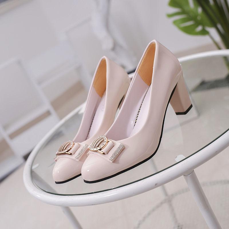 Dámské podpatky Boty Svatební boty Špičatá špička Vysoké podpatky Dámské Boty Elegantní Kancelářské Boty Ženy Lodičky Ženy Klasické Lodičky Jednokolky