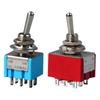 MTS-102/103 Rocker Switch: 3/6 Pins, 2/3 Positions, Single/Double Pole Toggle Switch