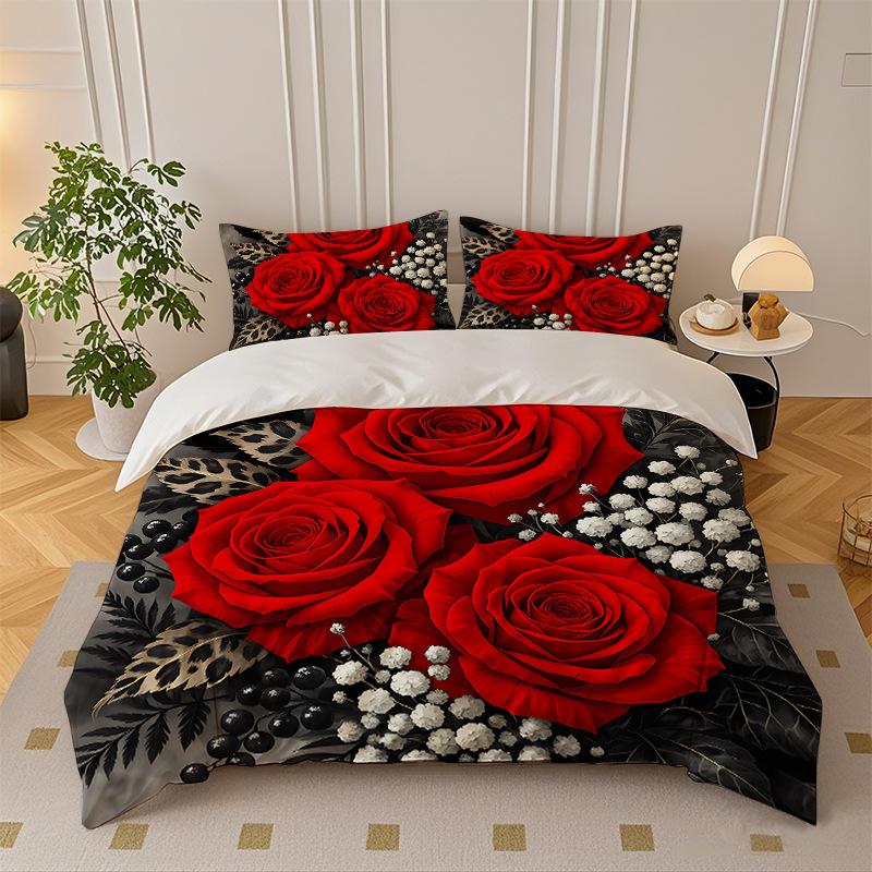 

Quilt Cover Three-Piece Quilt Cover Set 140cm * 200cm - cover + and 1 piece