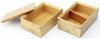Banyo Made In Japan Soot Bamboo Lunch with 13 X 9 X 10 Product Number 57034A Two-Tiered Box, Mini, Belt, Cm,