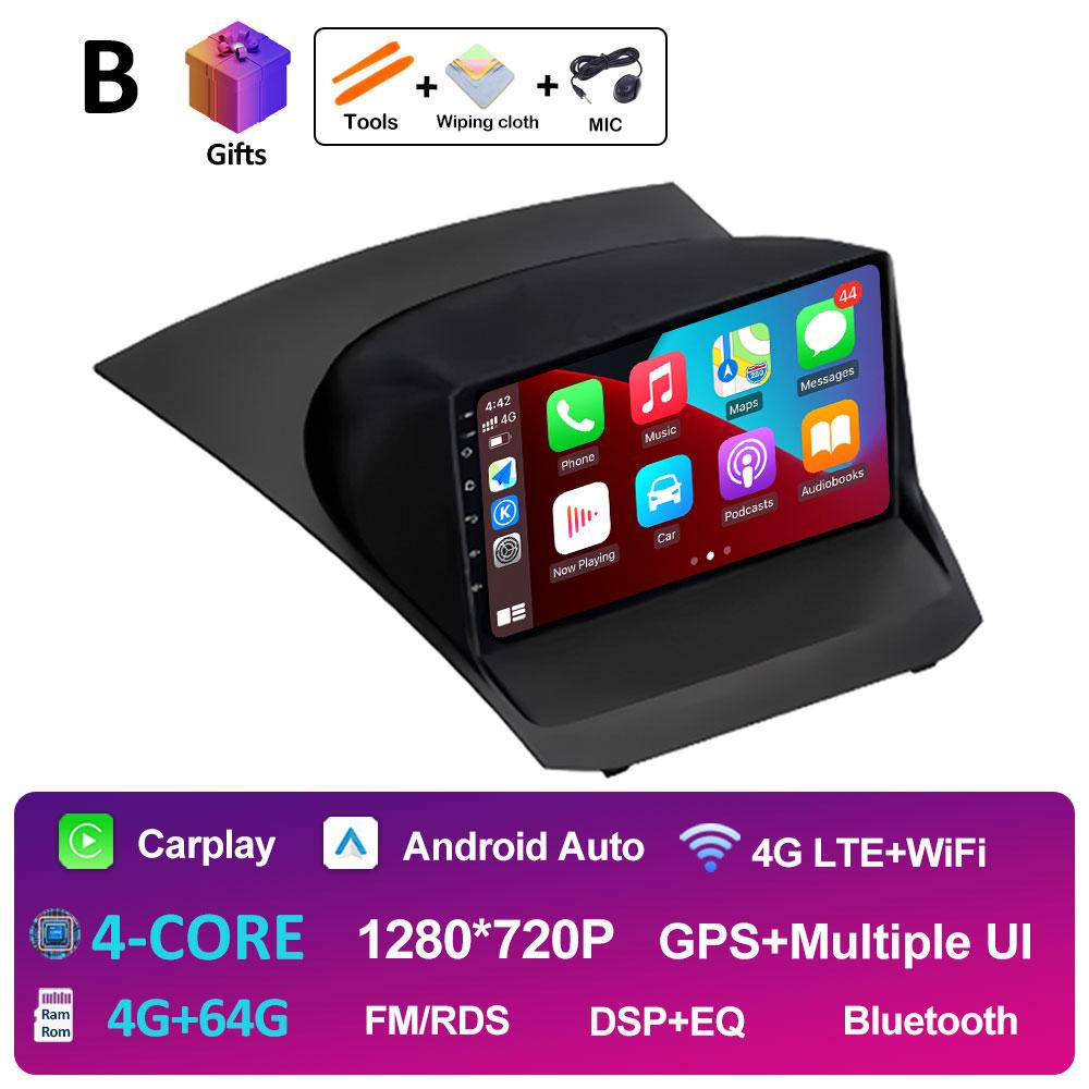 For Ford Fiesta Mk7 2009 2010 2011 2012 2013 - 2017 Android Smart System 2.5D Touch Screen Bluetooth DSP Stereo Auto Tools WIFI