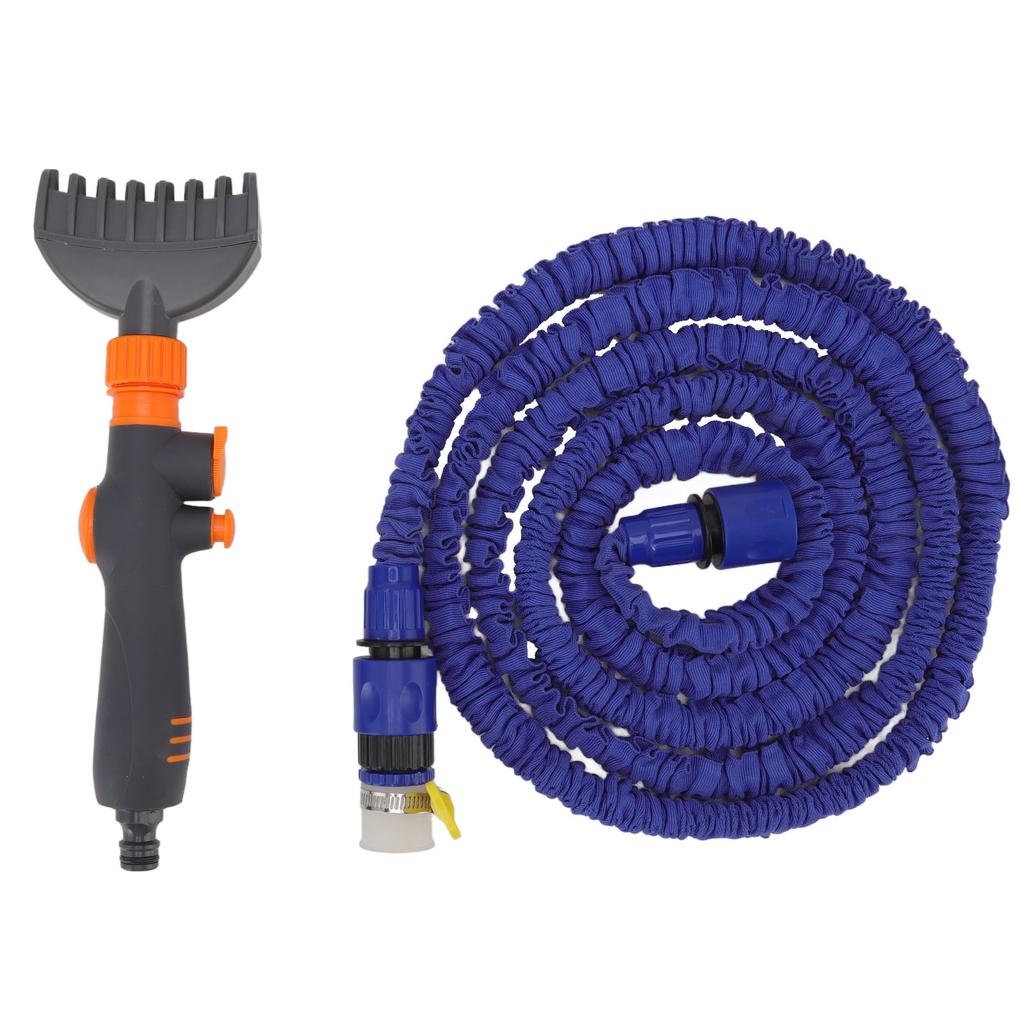 Cartridge Filter Cleaning Comb Orange Handheld Rinse Tool with Water Pipe for Swimming Pool