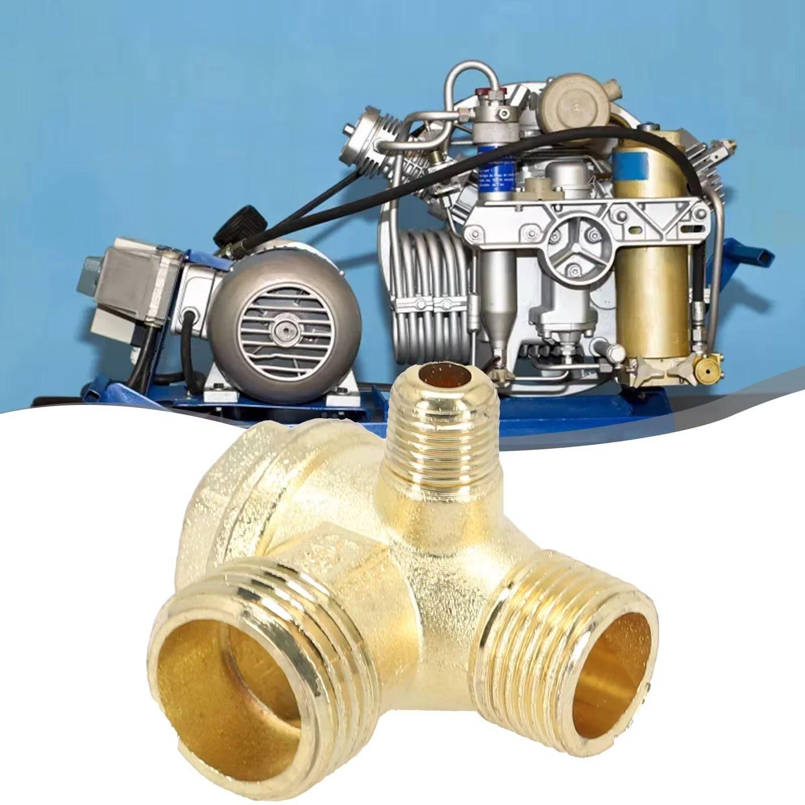 

Air Compressor Check Valve 3-way Unidirectional Check Valve Connect Pipe Fittings For Air Compressor Pipe Fittings Check Valve 1pc