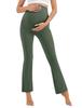 European & American High-Waisted Maternity Support Pants, Nylon Stretch, Micro-Flare, Plus Size, Versatile Outerwear JL13