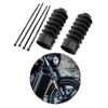 2PCS Motorcycle 39mm Fork Covers Front Rubber Gaiters Gators Shock Boots For Harley Davidson Sportster XL883 XL1200 FXD