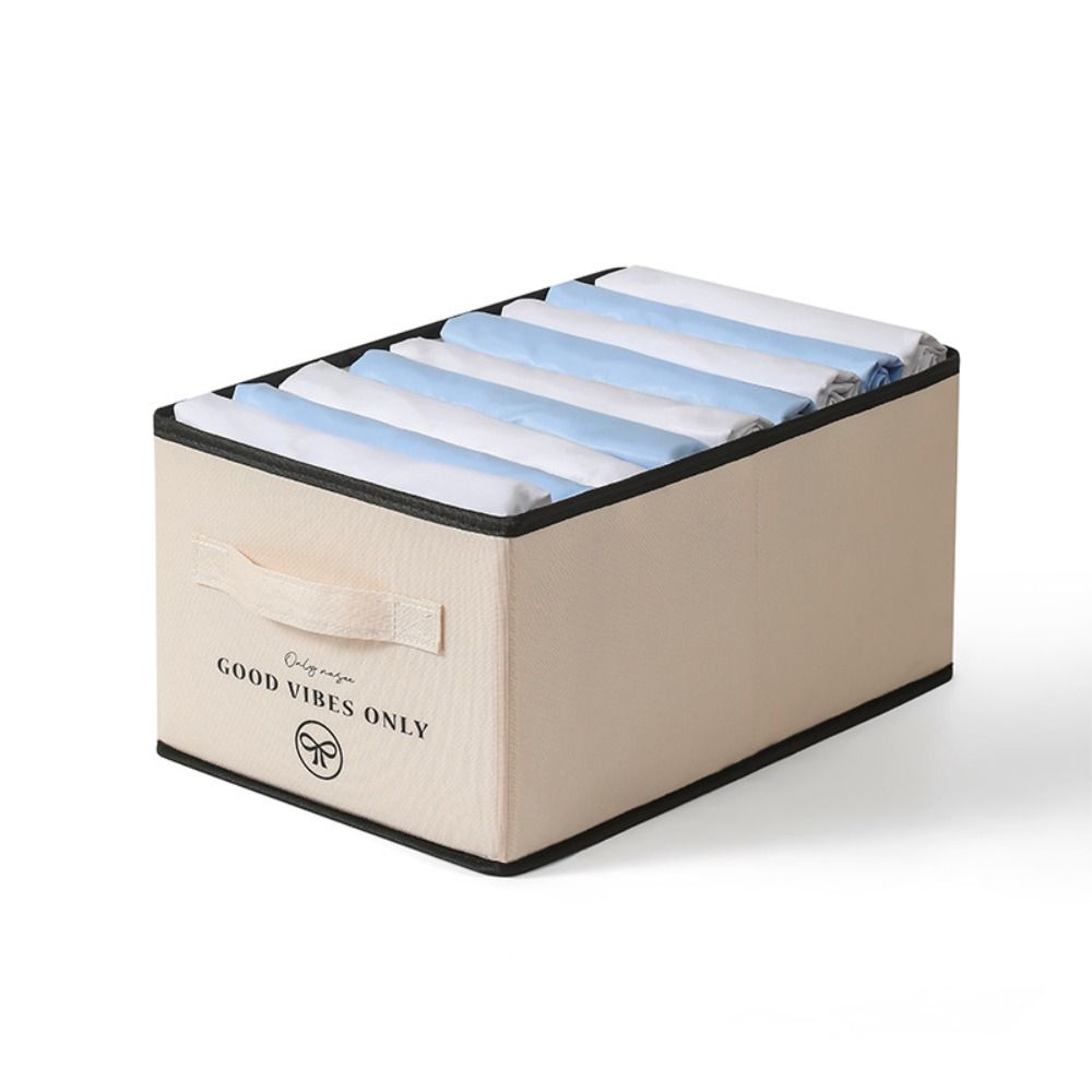 

Складной шкаф для хранения одежды, контейнер для хранения брюк с несколькими отделениями 9 Grids