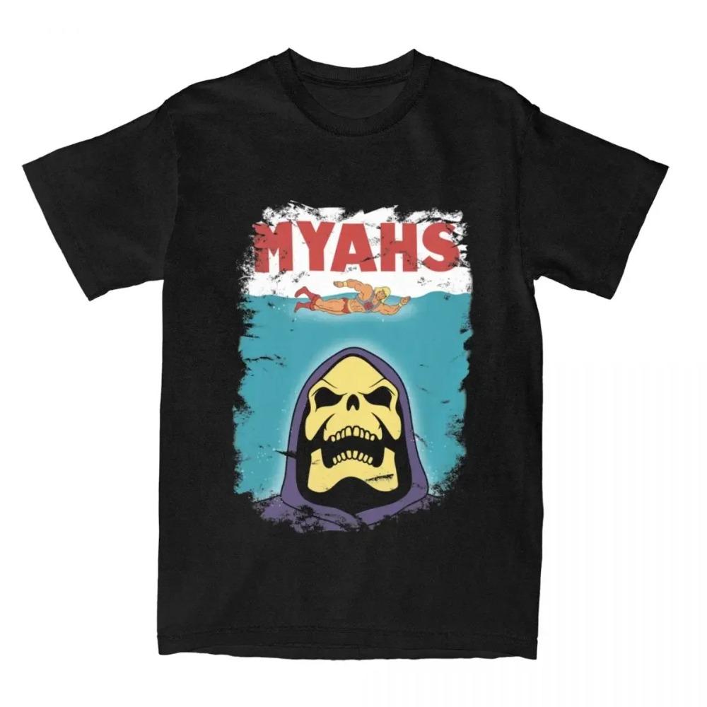 Masters Of The Universe Skeletor He-Man MYAHS Shirt Accessories for Men Women Cotton Fashion T-Shirts O Neck Tees