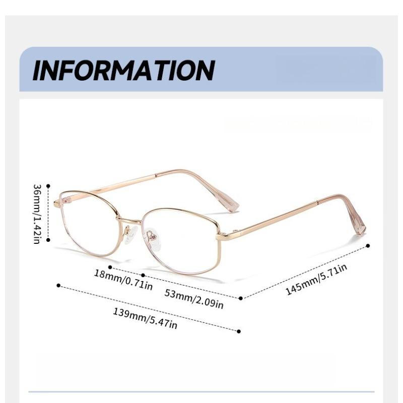 2025 New Retro Metal Anti-Blue Light Glasses Fashionable Literary and High-Tech Street Style Versatile Eyewear Unisex