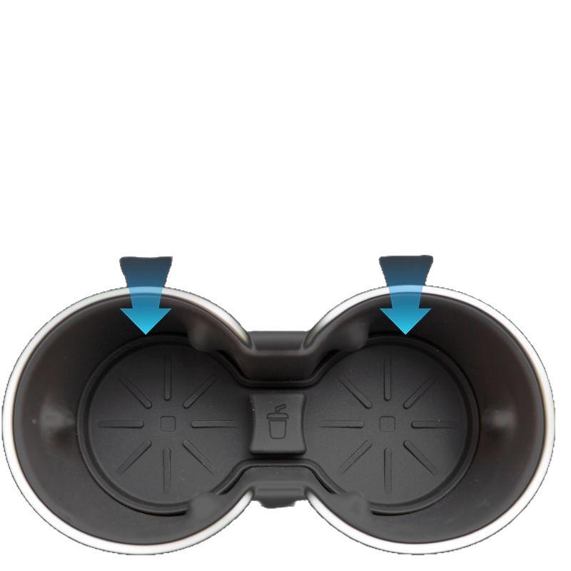 Kompatibler Getränkehalter für Tesla Model 3/S/Y - Rutschfestes Mittelkonsolen-Zubehör