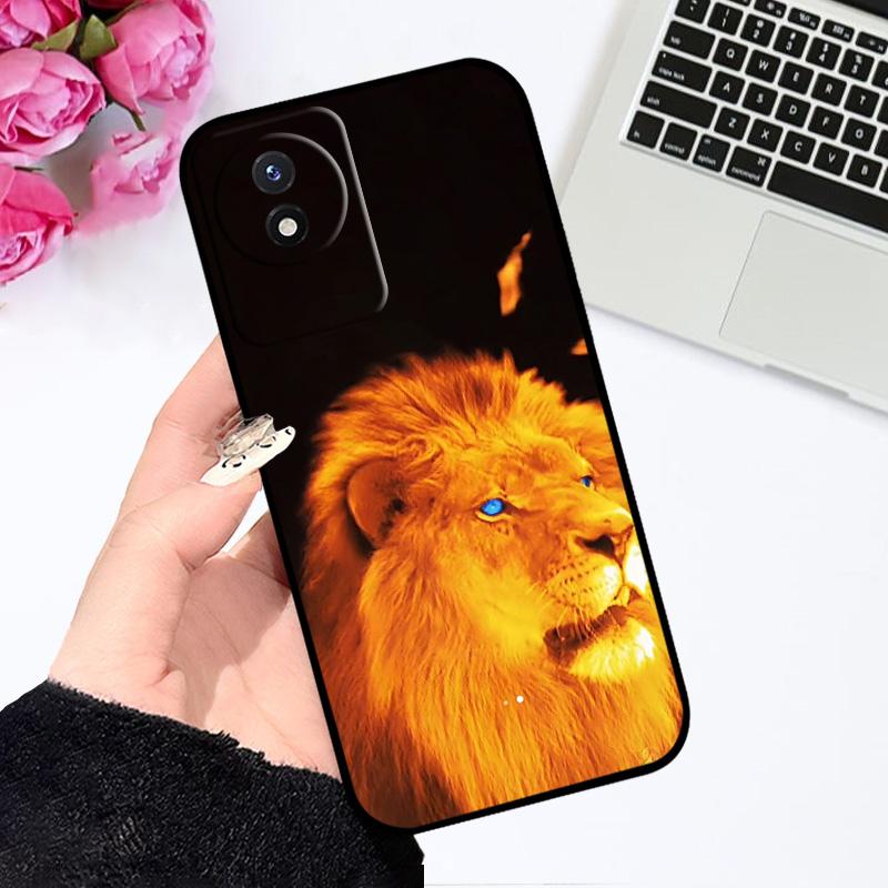For Vivo Y02 4G Cases Y02A Y02t Y02s Color Printing Silicone TPU Phone Cover For VIVO Y11 2023 4G Bumper V2236A Coque Fundas