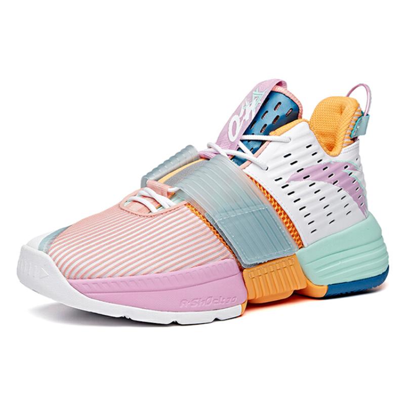 ANTA Shock The Game 4.0 'White Pink Blue' Sneakers 112031108-5