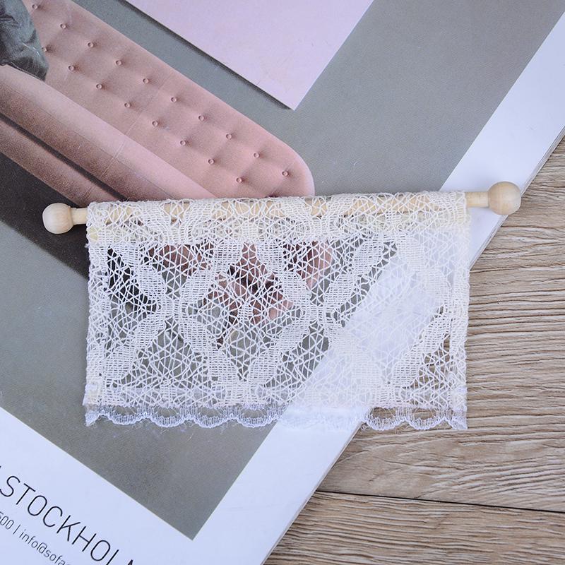 1:12 Dollhouse Curtains Miniature Furniture Accessories Window Valance