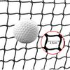 Knotless golf practice net, suitable for golf driving ranges, swing practice, garages, baseball, tennis, soccer, and pitching practice. Large size