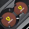 2PCS Car Styling Coaster Non-Slip Water Cup Mat Anti-Slip Pad For Ferrari 308 GT4 328 GTB GTS F355 360 Modena F430 458ltalia 488 ZX2