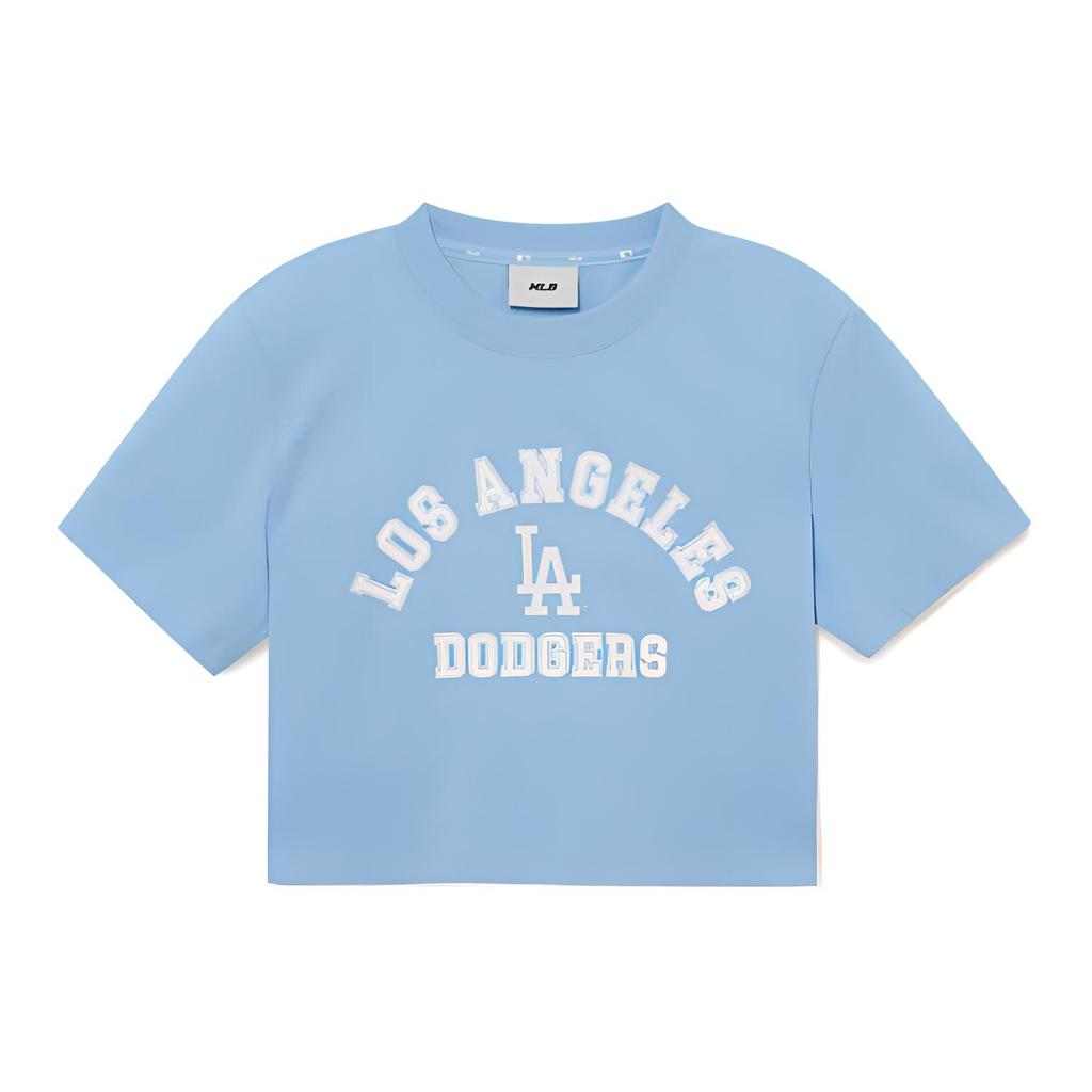 New MLB Women's VARSITY T Shirts Women's Blue 3FTSV0733-07SBL