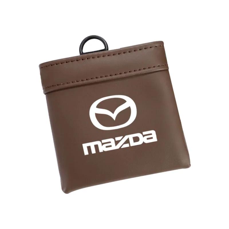 

2025 Hot Car Leather Storage Bag Glasses Phone Key Organizer Box For Mazda 2 6 3 CX5 CX80 CX70 CX90 MX30 CX60 CX50 CX30 BT50 e-T