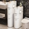 Large Capacity Gap Storage Organizer Movable Plastic Storage Rack  Small Spaces