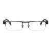 Fashion Half Frame Reading Glasses Men Women Square Metal Optical Eyeglasses Vintage Presbyopia Eyewear