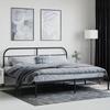 VidaXL Metal Bed Frame with Black Headboard 193x203 Cm 353641