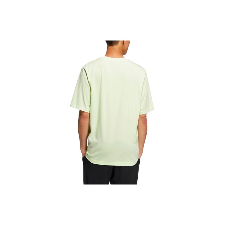 Adidas Neo Photo Print Sports Logo Tee Unisex Tops Acid-Green HC9745