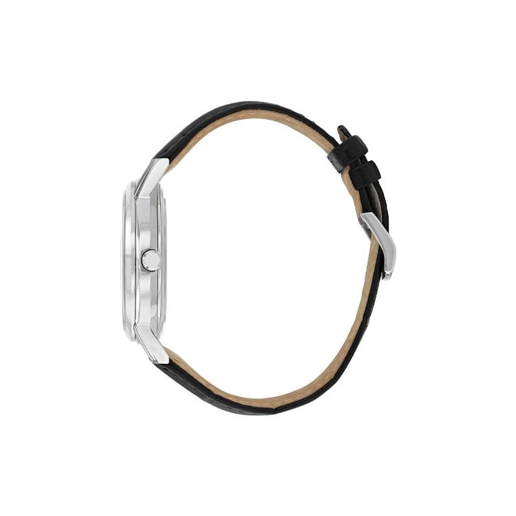 Citizen Quartz Movement Genuine Leather Strap Watch Men's Watches White Dial AO9000-06B-