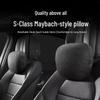 Suede Lumbar Support Pillow for Maybach - Original Neck and Headrest Cushion