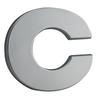 DIY 50mm high big plastic 3d chrome letters self adhesive Alphabet car stickers auto sign Car accessories Decoration