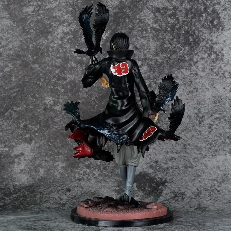 35CM Anime Figures Shippuden Xiao Organization Uchiha Palace Itachi God Hand-Made Model Gk Decoration Present Great for Daily Use