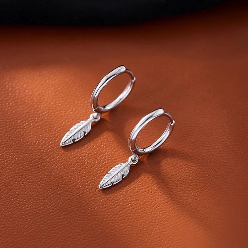 925 Sterling Silver Hoop Earrings: 2025 Modern Niche Design - Elegant & Luxurious for Women