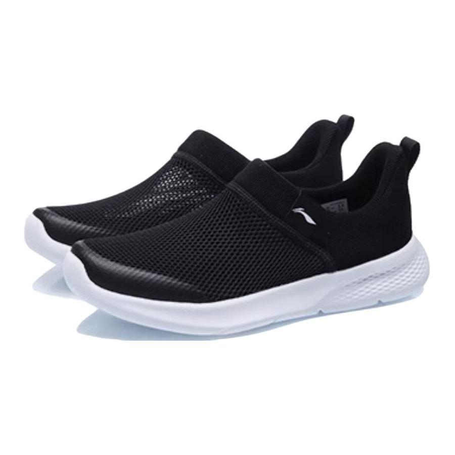 Li Ning Comfortable Versatile Durable Casual Shoes Kids Sneakers Black YKCR144-5