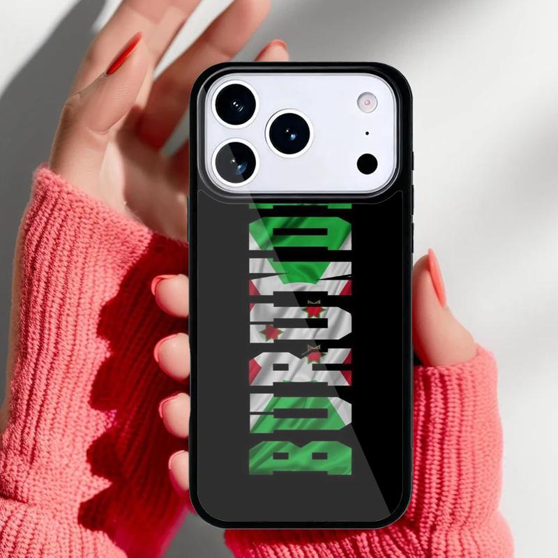 

Burundi National Flag Coat Of Arms Phone Case for iPhone 17 16 15 14 13 Pro Max Back Cover for 12 11 Pro Coque iPhone 15 Pro