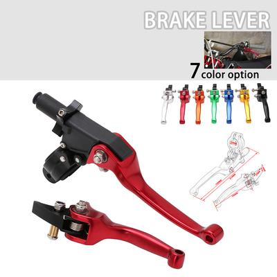 ASV Foldable Brake Cluth Levers 7/8"; 22mm For HONDA KTM SUZUKI YAMAHA CRF CR XR YZ WR EXC 125 230 250 250F 400 Motorcycle