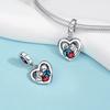 Ahthen Copper Beads Love Design One Another Charm Compatible With Snake Chain Bracelets Necklaces For Women Jewelry Creating