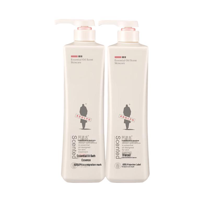Adolph Silk Smooth Shampoo 500g and Classic Essential Oil Body Wash 500g Set