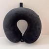 Portable Memory Foam U-shaped Travel Neck Pillow - Crystal Velvet Office & Airplane Nap Support