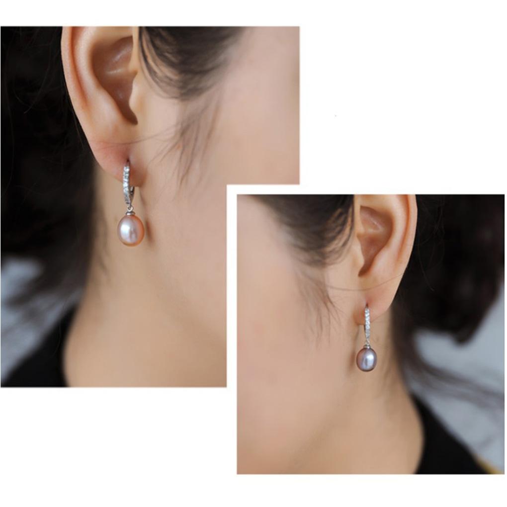 2X Pearl Earring Ear Pendent Fashion Jewelry Multicolored Fine Workmanship Rustproof Sweet Gift Women Supplies