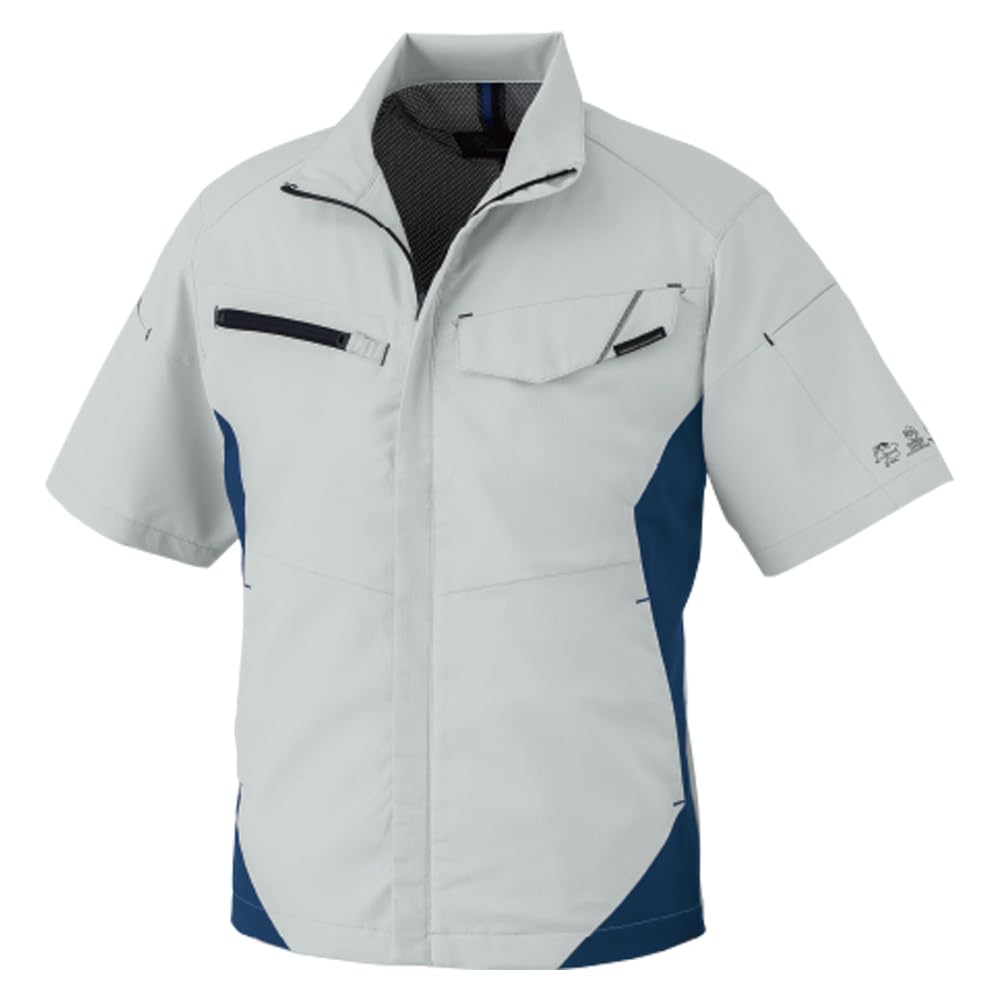 

COCOS Nobuoka BOTTLE Блузон с коротким рукавом SS AE-8090 TECH® Eco-Stretch, Серебристый,