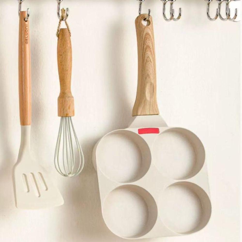 Non-stick Four-hole Frying Pan Rapid Heating Fried Egg Pan Egg Pancake Pan  Breakfast