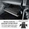 Suede Sticker For Subaru ZD8 BRZ Toyota ZN8 GR86 2021 2022 2023 2024 2025 2026 Car Passenger Storage Cabinet Decor Interior Trim.